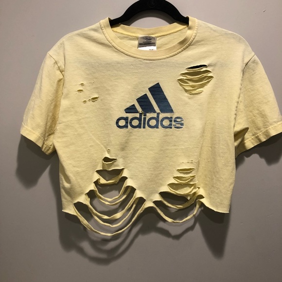 light yellow adidas shirt